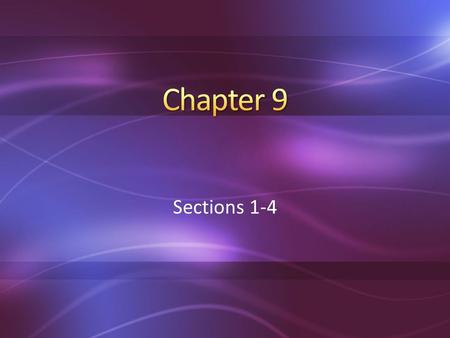 Sections 1-4. Federalists President- John Adams Vice Pres- Charles Pinckney Republicans President- Thomas Jefferson Vice Pres- Aaron Burr.