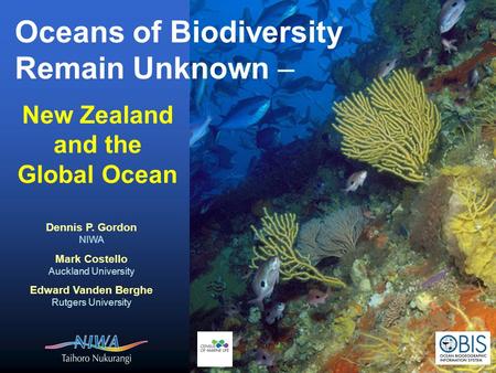 New Zealand and the Global Ocean