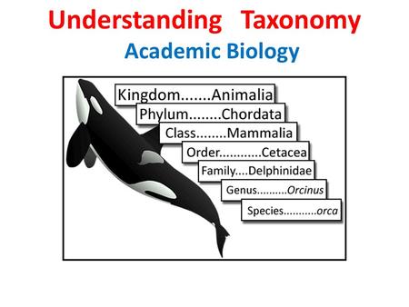 Understanding Taxonomy Academic Biology. The 6 Kingdoms Organisms are placed into kingdoms based on their type of cells, their ability to make food and.