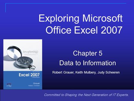 Copyright © 2008 Pearson Prentice Hall. All rights reserved. 1 1 11 Copyright © 2008 Prentice-Hall. All rights reserved. Committed to Shaping the Next.