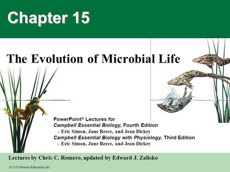 The Evolution of Microbial Life