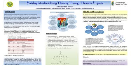 Methodology 1.Initial Construction (IC): Interdisciplinarity requires intense negotiation and it has found many obstacles in its implementation. 2.Respondents.