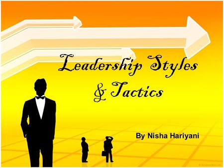 Leadership Styles & Tactics By Nisha Hariyani. After the september 11, 2001 terrorist attacks, entire airline industry in US faced devasting lossess.