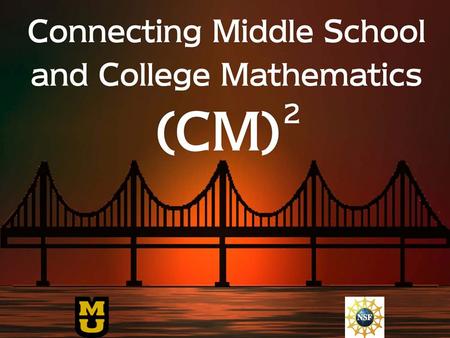 Catalysts for Change Principles and standards for school mathematics (NCTM, 2000) Before It’s Too Late: Glenn Commission Report, (DOE, 2000) Mathematics.