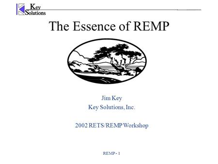 The Essence of REMP Jim Key Key Solutions, Inc.