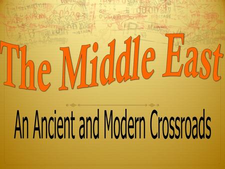  “Middle East” is a term invented by Europeans to describe the geographical region that lies between Europe and distant parts of Asia (what they called.