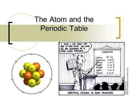 The Atom and the Periodic Table