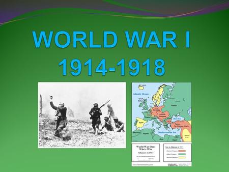 ORIGINS OF THE WAR M.A.N.I.A. Militarism – building up armed forces Alliance – different nations promised to defend each other if attacked Nationalism.