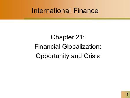 International Finance