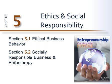 Ethics & Social Responsibility