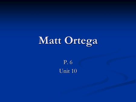 Matt Ortega P. 6 Unit 10. Prompt 2010-Compare and contrast the goals and achievements of the feminist movement in the period circa 1850-1920 with those.