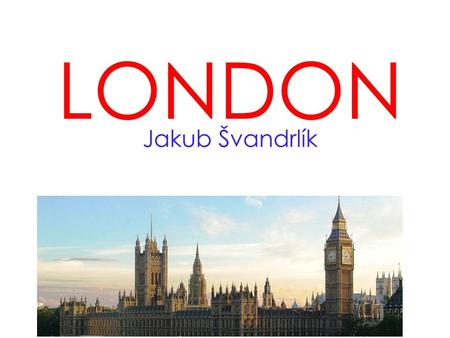 London is the capital of the Great Britain. Is one of the largest cities in the world. It has around 7 500 000 inhabitants.