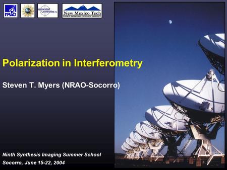 Polarization in Interferometry