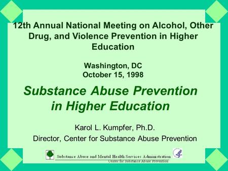 CSAP Discretionary Grant Funds and Illicit Drug Use