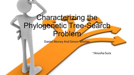 Characterizing the Phylogenetic Tree-Search Problem Daniel Money And Simon Whelan ~Anusha Sura.