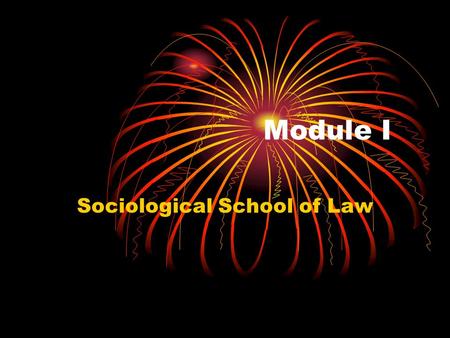 Sociological School of Law