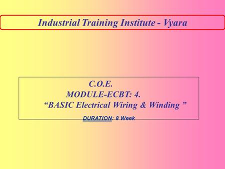 Industrial Training Institute - Vyara