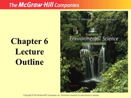 Chapter 6 Lecture Outline