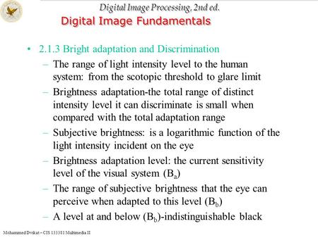 Digital Image Fundamentals