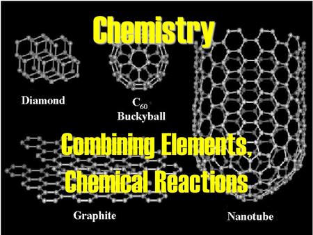 Combining Elements, Chemical Reactions