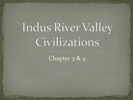 Chapter 3 & 4. Extends south from central Asia to the Indian Ocean. Separated from the rest of Asia the Himalaya mountains. Made it difficult for immigrants.