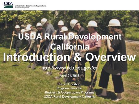 USDA Rural Development California