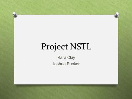 Project NSTL Kara Clay Joshua Rucker. Purpose To revitalize North Saint Louis City and bring prosperity O Jobs O Sustainability O Long lasting Business.