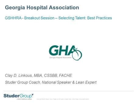 Georgia Hospital Association