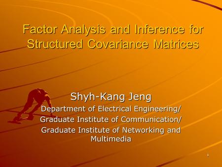 Factor Analysis and Inference for Structured Covariance Matrices