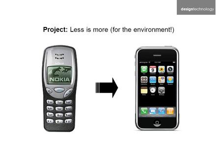 Design technology Project: Less is more (for the environment!)