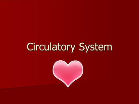 Circulatory System.