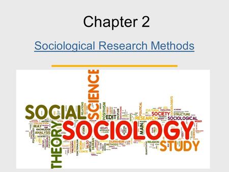 Sociological Research Methods