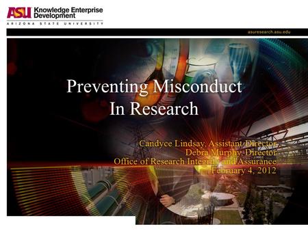 Preventing Misconduct In Research