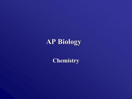 AP Biology Chemistry. Biology Is Multidisciplinary Emergent Properties = new properties that result from the interaction of components at a lower level.