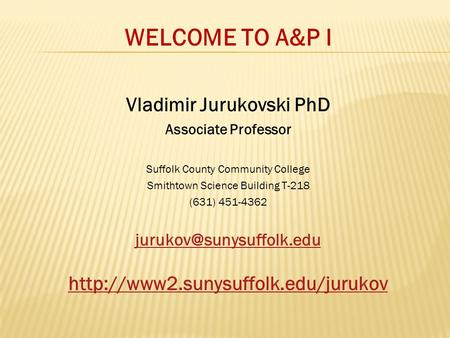 Vladimir Jurukovski PhD