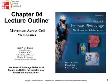 1 Eric P. Widmaier Boston University Hershel Raff Medical College of Wisconsin Kevin T. Strang University of Wisconsin - Madison *See PowerPoint Image.