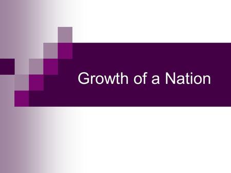 Growth of a Nation. 1789 – Became the 1 st President. Judiciary Act – 1789- Federal laws would remain the “supreme law of the land.” George Washington.