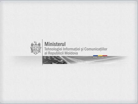 Strategy of efficient Frequency Usage in the Republic of Moldova. Digital Dividend and Transition to Digital TV Regional Meeting on Mobile Communications.