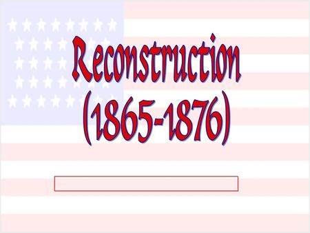 Key Questions 1. How do we bring the South back into the Union? 2. How do we rebuild the South after its destruction during the war? 3. How do we integrate.