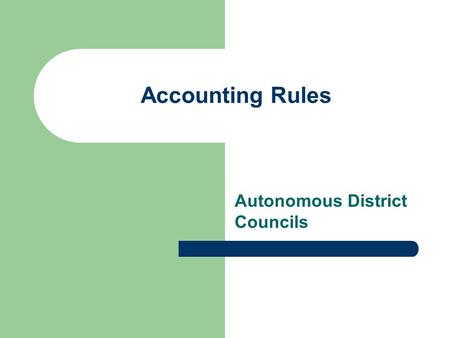 Autonomous District Councils