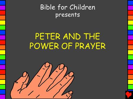 PETER AND THE POWER OF PRAYER