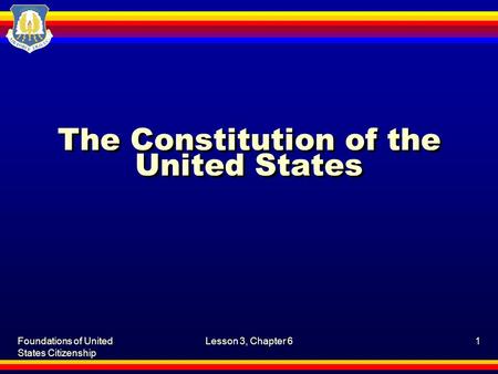 The Constitution of the United States