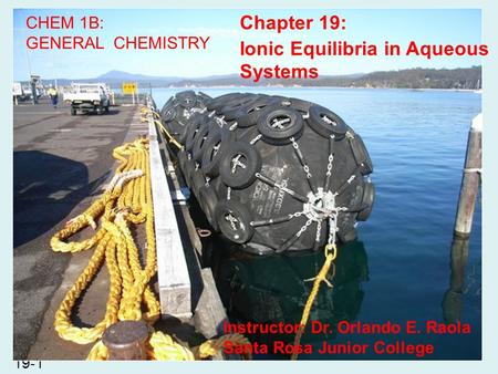 Ionic Equilibria in Aqueous Systems