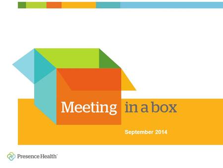 September 2014. Reflection: Review of Mission, Vision and Values Staff Kudos September Update – Connecting the Dots Questions Meeting Agenda.