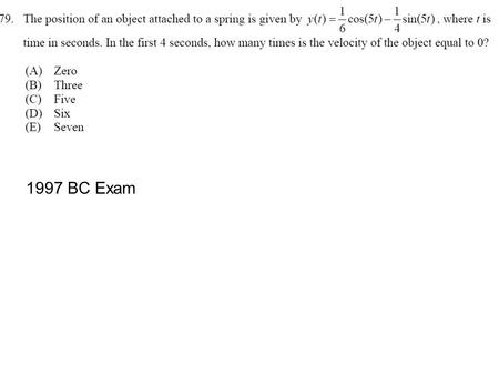 1997 BC Exam. 1.5 Functions and Logarithms Greg Kelly, Hanford High School, Richland, WashingtonPhoto by Vickie Kelly, 2004 Golden Gate Bridge San Francisco,