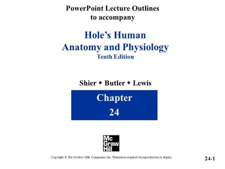 PowerPoint Lecture Outlines to accompany