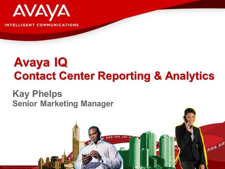 Avaya IQ Contact Center Reporting & Analytics