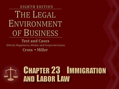  Immigration Reform and Control Act: makes it illegal to hire, recruit, or refer for a fee, someone not authorized to work in the U.S.  I-9 Verification: