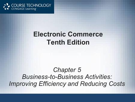 Electronic Commerce Tenth Edition