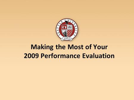 Making the Most of Your 2009 Performance Evaluation